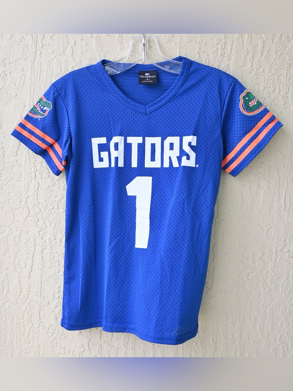 Colosseum Youth Florida Gators Football Set Jersey Shirt with Pants